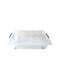 Underbed Storage Box 25L Transparent Plastic Organizer with Partitions and Lid Multipurpose Container
