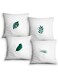 BonaBasics, 4 Pieces Decorative Pillow Cover,standard cushion,printed  45x45 cm  100% Polyester, designed and manufactured in Turkey