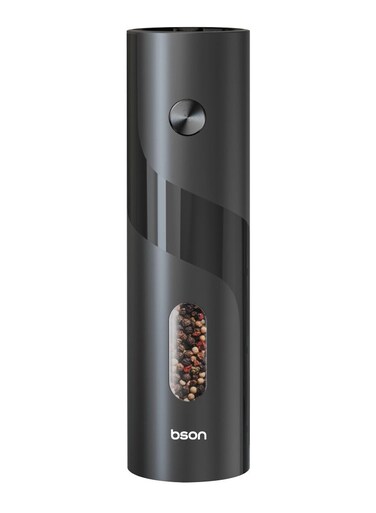 Electric Pepper Grinder with Powerful 25W Motor - Precision LED Light, 110ml Large Capacity - One Hand Operation - Grinds Pepper, Salt, Chilies, Cloves, Cardamom with Ease