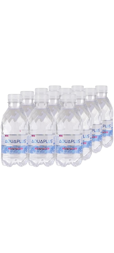 Aquaplus Bottled Drinking Water 330ml Pack of 12