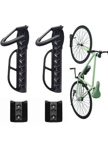 Wallmaster Bike Rack Garage Wall Mount Bicycles 2-Pack Storage System Vertical Bike Hook for Indoor