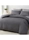 HOME King Size Duvet Cover Set &acirc;&euro;&ldquo; Premium Microfiber, Reversible Design with Zipper &amp; Corner Ties