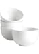 DOWAN 5.8" Deep Soup Bowls &amp; Cereal Bowls - 30 Ounces Large Bowls Set of 4 for Kitchen - White Ceramic Bowls for Cereal, Soup, Oatmeal, Salad, Ramen, Noodle, Rice - Dishwasher &amp; Oven Safe