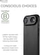 iPhone 17 Air Leather Case - Black With Magsafe. Crafted From Premium Leather Luxurious Case Combines Elegance and Durability, Sophisticated Look While Offering Superior Protection.