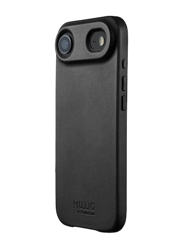 iPhone 17 Air Leather Case - Black With Magsafe. Crafted From Premium Leather Luxurious Case Combines Elegance and Durability, Sophisticated Look While Offering Superior Protection.