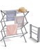 ANTOLE Clothes Drying Stand,Expandable Clothes Drying Racks for Laundry,Foldable Sturdy Durable Clothes Dryer,Stainless Steel Laundry Drying Stand for Indoor &amp; Outdoor Air Drying Clothing