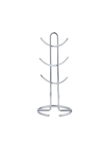 Home Essentials Mug Tree Dia17x33cm - Chrome