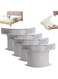 Bed Sheet Holder, Bed Sheet Holder with Locking Strips, Non Slip Locking Sheet Clips, Sheet Clip for All Mattresses, Blankets, Bedding (Grey-4pcs)