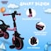 Lovely Baby Tricycle for Kids LB 277, Trike with Adjustable Handle, EVA Wheels, Seat Belt &amp; Rear Basket, Steel Frame for Children Age 1 to 3 Years - Pink