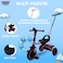Lovely Baby Tricycle for Kids LB 277, Trike with Adjustable Handle, EVA Wheels, Seat Belt &amp; Rear Basket, Steel Frame for Children Age 1 to 3 Years - Pink