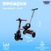 Lovely Baby Tricycle for Kids LB 277, Trike with Adjustable Handle, EVA Wheels, Seat Belt &amp; Rear Basket, Steel Frame for Children Age 1 to 3 Years - Pink