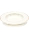 QUALITIER Soup Plate Gold - White Line 23cm