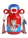 Ultraman Zeta Red Vacuum Bottle 500ml   GERM Super Series Stainless Steel Thermos Flask with Mouthpiece   BPA-Free Hot &amp; Cold Travel Bottle   Leak-Proof Kids &amp; Adult Vacuum Cup   Official Tsuburaya Product