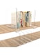 Ecowhite 6pcs Acrylic Shelf Dividers for Closet Organization, Closet Shelf Dividers Closet Organizer for Wood Shelf and Cabinets Shelf in Bedroom, Kitchen and Office