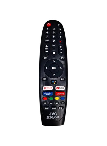 Replacement Remote Control Compatible For Star X Smart TV LCD LED, JVC Smart LCD LED