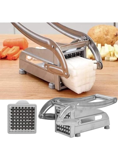 fuwinkr Potato Cutter, Chip Cutter, Vegetable Shredder Potato Chip Cut Machine Kitchen Utensils Vegetable Chopper Potato Cut Machine for Home