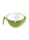 RIMAYA Rolling Colander Green/White 25x19x11centimeter