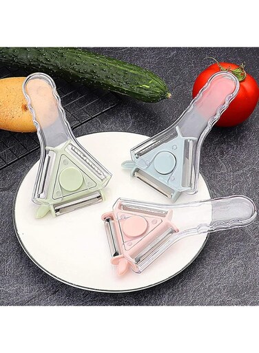 Peelers for Kitchen, Multi-Functional Peeler for Potato, Carrot, Apple, Veggie, Fruit, with Ergonomic Non-Slip Handle Sharp Blade, Good Grip Durable