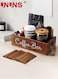 Coffee Capsule Storage Box,Wooden Coffee Bar Box,Portable Coffee Capsule Storage Box With Removable Grids,Coffee Storage Box K Cup Coffee Accessories For Coffee Bar