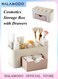 Makeup Organizer Plastic Storage Pink