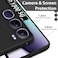 Case for Vivo Y300 Liquid Gel Rubber Bumper Case with Soft Microfiber Lining Cushion Slim Hard Shell Shockproof Protective Cover for Vivo Y300 5G 2024 (Black)