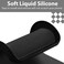 Case for Vivo Y300 Liquid Gel Rubber Bumper Case with Soft Microfiber Lining Cushion Slim Hard Shell Shockproof Protective Cover for Vivo Y300 5G 2024 (Black)