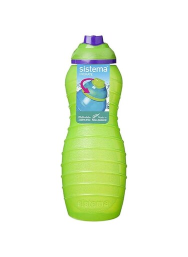 Sistema Davina Water Bottle Twist N Sip 700ML Green, 0745
