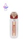 700ml Water Bottle RF12156 with Tracker, Motivational Bottles with Flip Lid, Silicone Sipper and Straw Perfect for School, Office and Gym Leak-Proof and Food-Grade and Elegant Design Multicolor 700ml