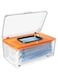 Excefore Facial Tissue Dispenser Box, Face Masks Storage Box Dispenser with Spring, Cover Holder Clear Acrylic Rectangle Napkin Organiser For Bathroom, Kitchen And Office Room