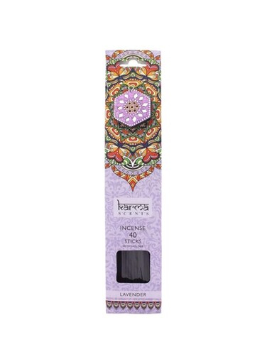 Karma Scents Incense Sticks and Holder - Lavender