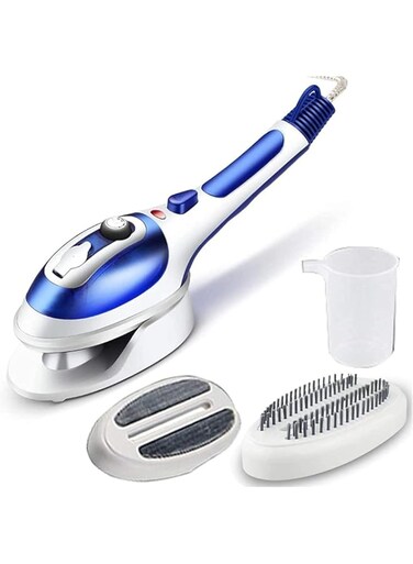 GStorm - Clothes Steamer Compact Fabric Garment Steamer Iron &ndash; Hand Held Robust Steamer - Portable Steamer Perfect for Travel and Home Use (Blue)