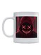 Neon Mask Printed Mug White/Red/Black