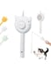 Generic Cat Brush for Grooming, Cat Brush Self Cleaning with Release Button for Short or Long Haired Cats Kitten, Cat Grooming Hair Brush Comb Massage to Remove Loose Fur, Tangles &amp; Dirt