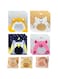 JZS Self Adhesive Plastic Cookie Bags, 400 Pcs Candy Bags Self-adhesive Candy Cellophane Bags DIY Plastic Individual Cookie Bags for Christmas Holiday Party Gift Decoration Supplies