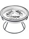 Exrp Upgrade Cat Slow Feeder Bowl, Raised Cat Bowl Improved Design, Anti Vomit Promotes Digestion and Prevents Obesity, Durable and Slow Down Your Feline Friend Eating Speed