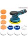 Cordless 6-speed car polisher for auto waxing, sanding, rust removal, and home cleaning tasks