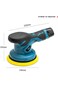 Cordless 6-speed car polisher for auto waxing, sanding, rust removal, and home cleaning tasks