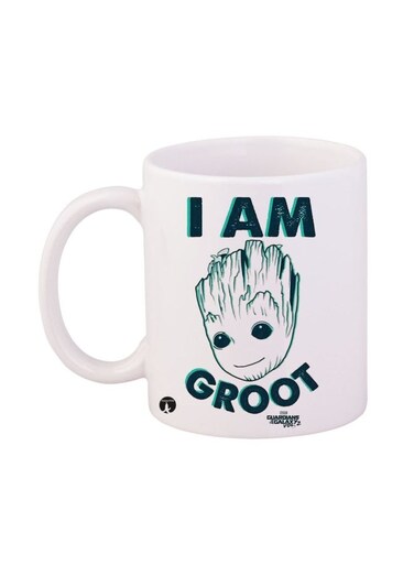 Groot Printed Mug White/Blue