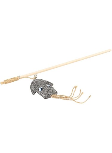 Duvo+ ECO Navy Playing Rod Squid Catnip 6x17,5x40cm Multicolour