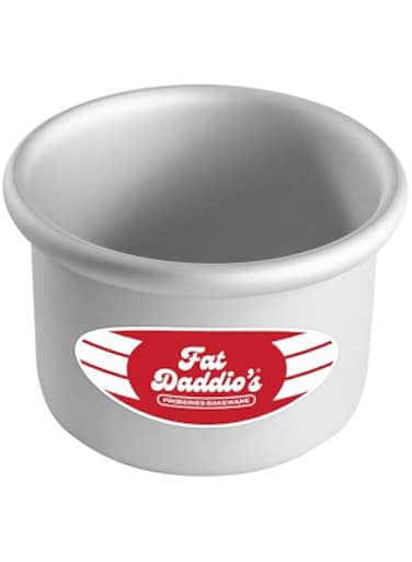 Fat Daddio's PRD-43 Round Cake Pan, Aluminum, Silver
