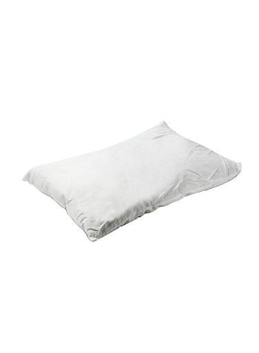 Comfort Vacuum Packed Pillow Microfiber White