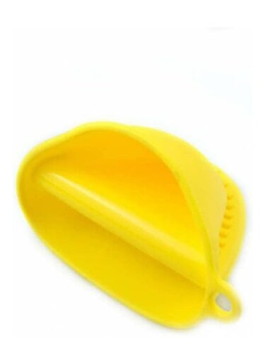 Hot Holder Oven Mitt Yellow 14x14x7cm