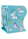 SKEIDO Telescopic Book Stand Folding Book Stand Metal Unicorn Cartoon Look Bookshelf Reading Frame effectual Sturdy and Nonslip for Books/Movies/CDs/Video Games