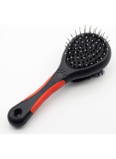 Khazna Double-Sided Pet Hair Comb Cat Dog Clean Pin Comb Hair Removal Brush Cleaning Tool for Grooming Detangling and Dirt Cleaning