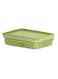 Masterseal To Go Snack Box, Plastic 1.2 Liter With 3 Inserts Green/White 22.5x16.3x5.8cm
