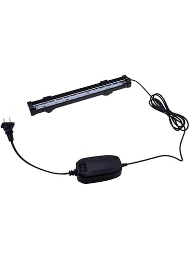 Length -10" Aquarium Fish Tank Air Stone with Automatic Color Changing LED Light for Small Water Tanks（2 Watt ）