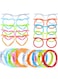 Greentiming Crazy Glasses Straws, Silly Fun Heart Drinking Straws for kids, Curly Round Funny Straws for Children Adult Party Game Straw Create a Fun Party, Novelty Plastic Straws