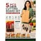 5-Piece Kitchen Cutting Board Set with Chef Knife, Utility Knife, Scissors &amp; Knife Sharpener