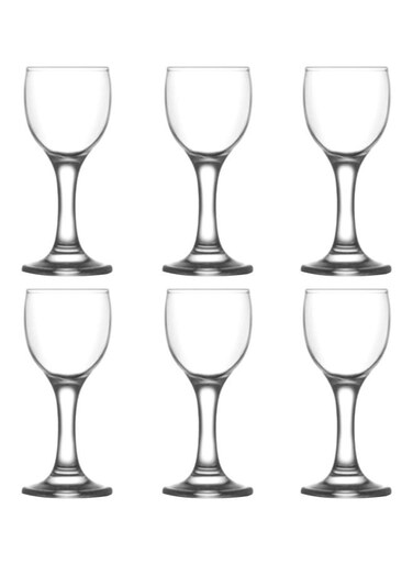 6-Piece Misket Glass Set Clear