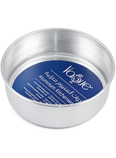 Vague Jordan 1 mm Aluminum Cake Pot, 24 cm Size, Silver